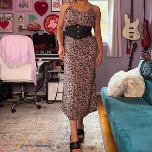 Vintage 90s floral maxi dress